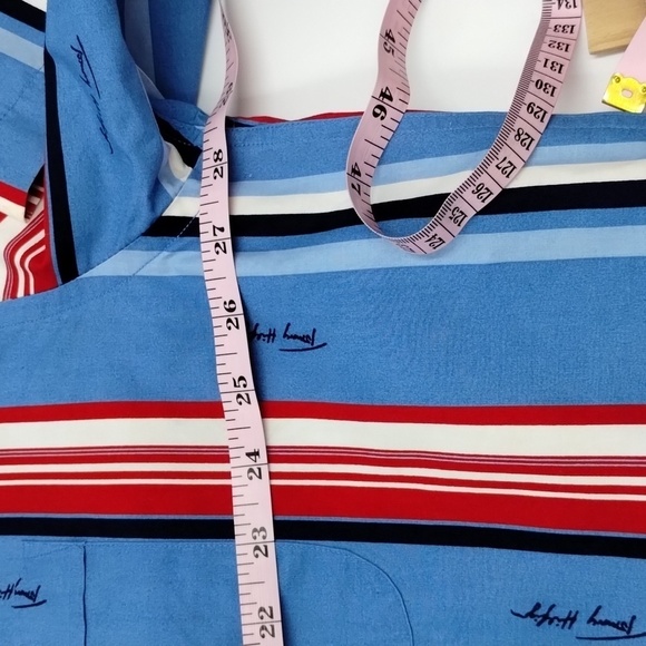 Tommy Hilfiger signature red/white/blue stripes button down size XXL top - Picture 9 of 11